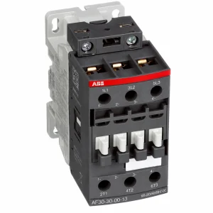 Контактор ABB на белом фоне-1